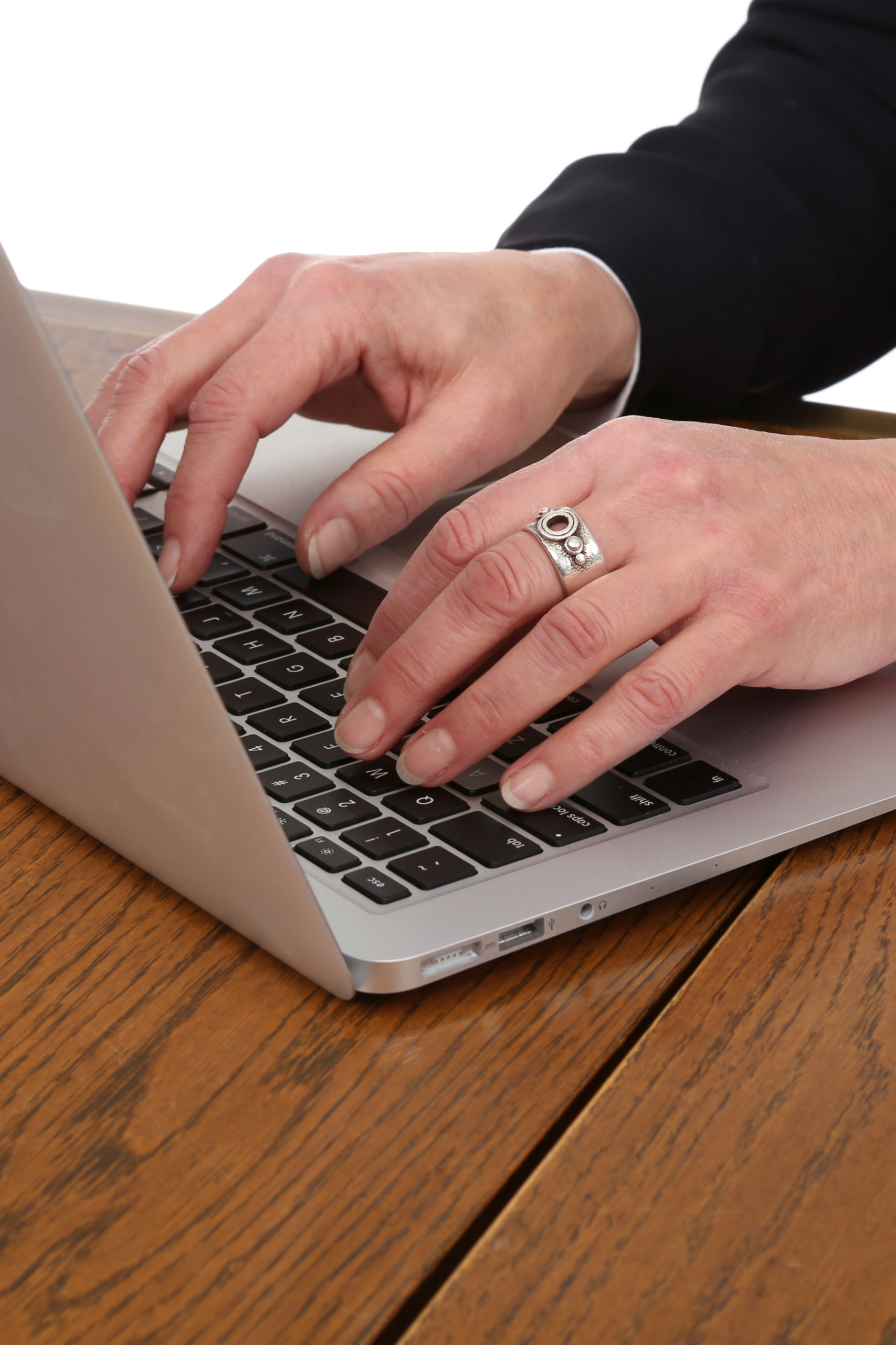 typing detail Landingspagina